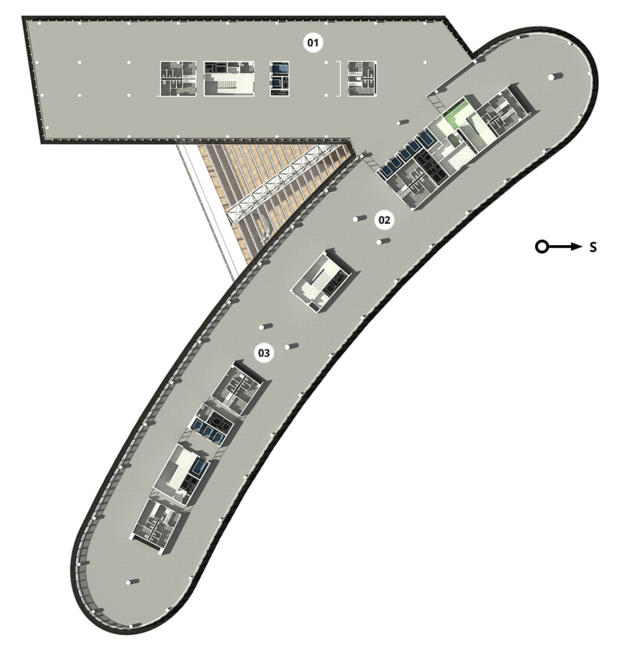 3<sup>rd</sup> - 6<sup>th</sup> floor