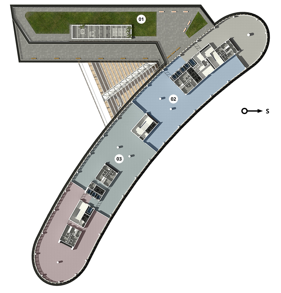 8<sup>th</sup> - 12<sup>th</sup> floor